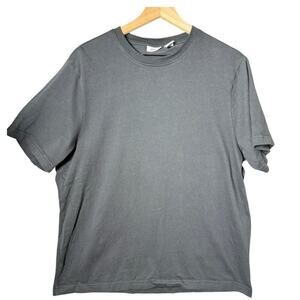 Jason Wu Black Round Neck T Shirt Cotton Modal Pullover Mens Size XL